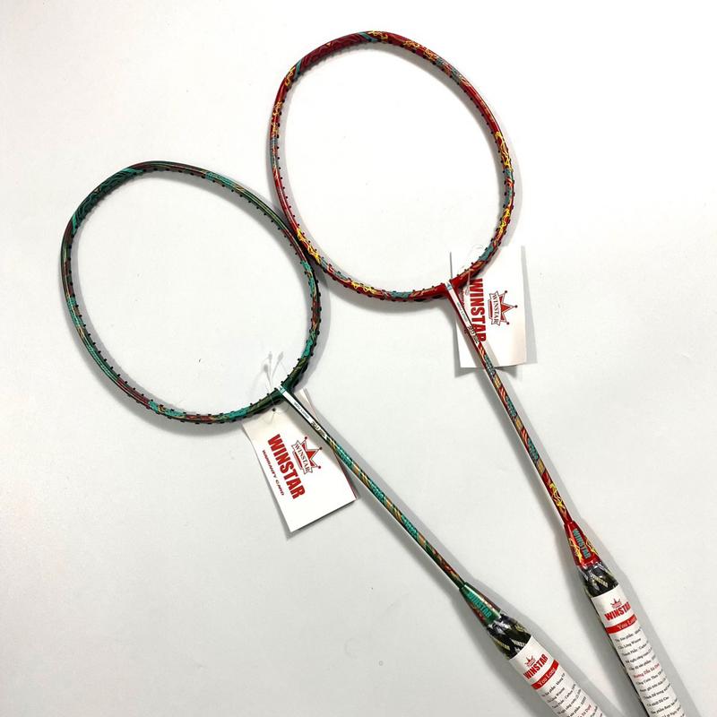 Vợt youlong winstar, max 16.2kg tặng cước , túi rút đựng và cuốn cán. Lên cước miễn phí Vợt Cầu Lông Cán Vợt cán vợt cầulông chốsng trơn ,các bon,sport