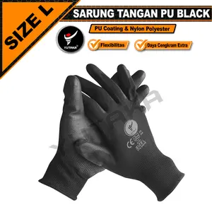 YUTAKA SARUNG TANGAN PU BLACK 10 INCH