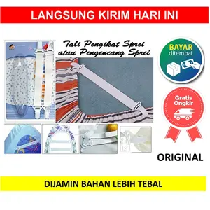 PROMO WDH Tali Karet Strap Pengikat Pengencang Pengait Ujung Sprei Kasur Gripper - hARGA 1 PCS Selamat Berbelanja