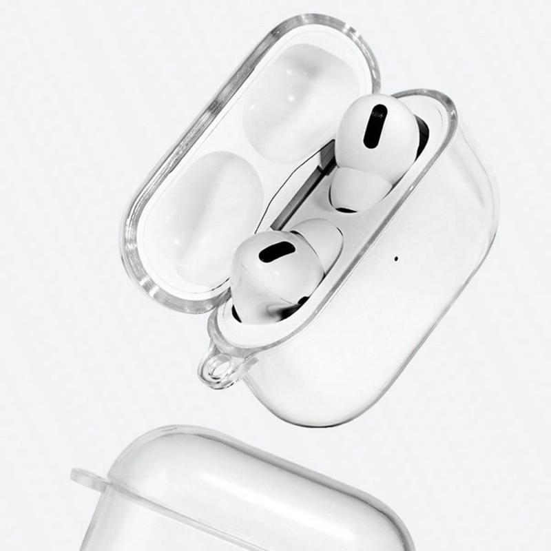 Clear Earphone Case, TPU Transparent Protective Cover, Earphone Protective Case Compatible with AirPods Series 0