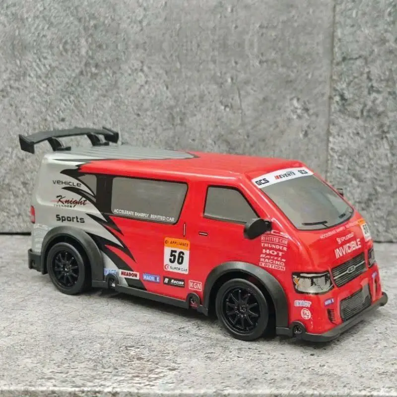 Xe điều khiển Mini Drift MPV 1/24 Siêu nhanh, có điều tốc, kèm pin sạc và đèn led 5