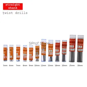 Mata Bor Tembus 0.5mm 0.6mm 0.7mm 0.8mm 0.9mm 1mm 1.1mm 1.2mm 1.3mm 1.4mm 1.5mm Twist Drills Straight Shank Metric Hss Micro Bits Metal Wood Plastic