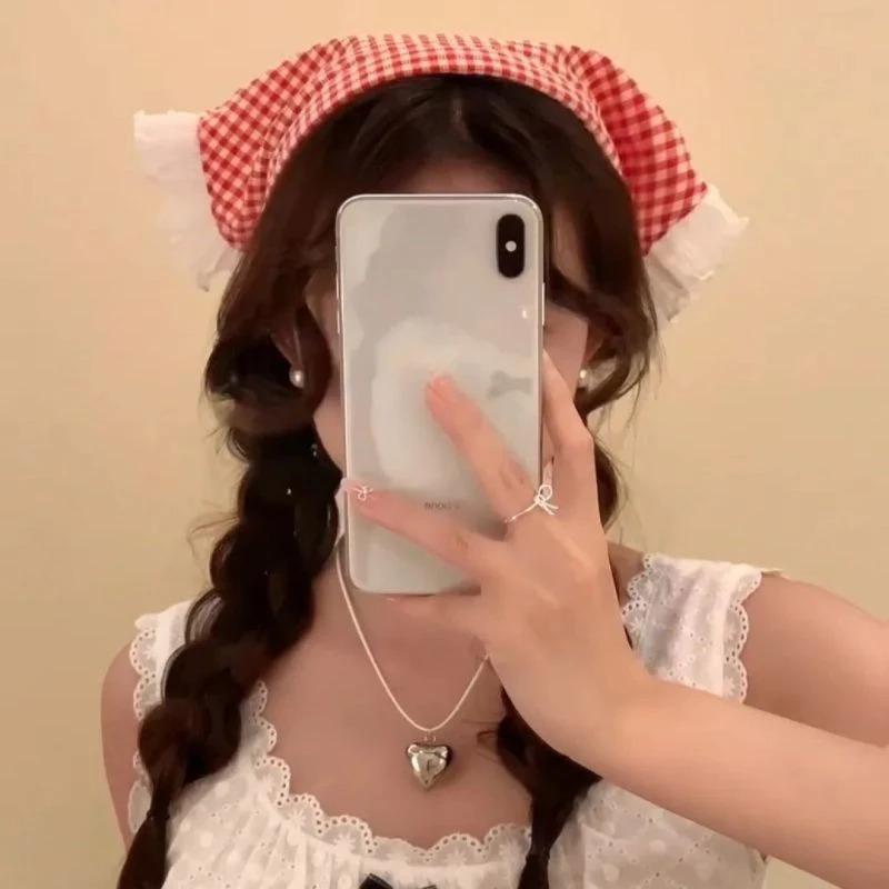 Khăn Quàng Lưng Tóc, Hình Tam Giác Ren, Băng Đô Khăn Trùm Đầu Vuông, Khăn Xếp Băng Đô, Khăn Bandana Băng Đô, Dành Cho Nữ, Phụ Kiện Tóc Khăn Trùm Đầu 6