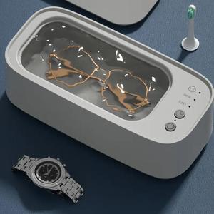 リチャージャブルな超音波クリーナー、多機能な家庭用クリーニングツール、ジュエリー、メガネ、時計などの家庭用クリーニング機器