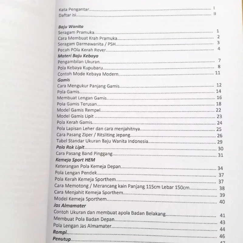 Buku Panduan Membuat pola & Menjahit 6
