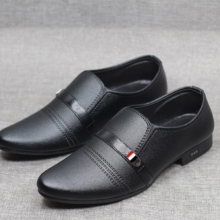 Giày tây nam giày công sở nam da nhám (FREESHIP) có viền chỉ khóa kim loại nhỏ bên hông lịch lãm đế khâu chắc chắn size tự 38 đên 43 đóng hộp Shoes giay  derby