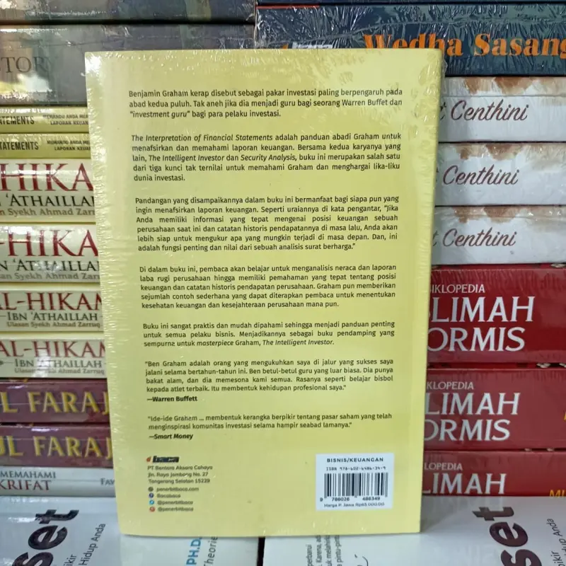 Buku The Interpretation of Financial Statements: Memandu Anda Memahami Laporan Keuangan - Benjamin Graham Penulis Intelligent Investor 1