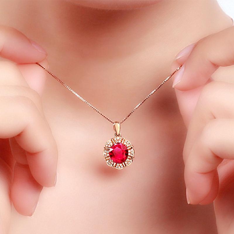 Product Introduction of Tiktok Live Streaming on Kwai Jewelry Suit 18K Gold Plated Imitation Natural Gem Tourmaline Rings Pendants Necklace Ear Stud 8