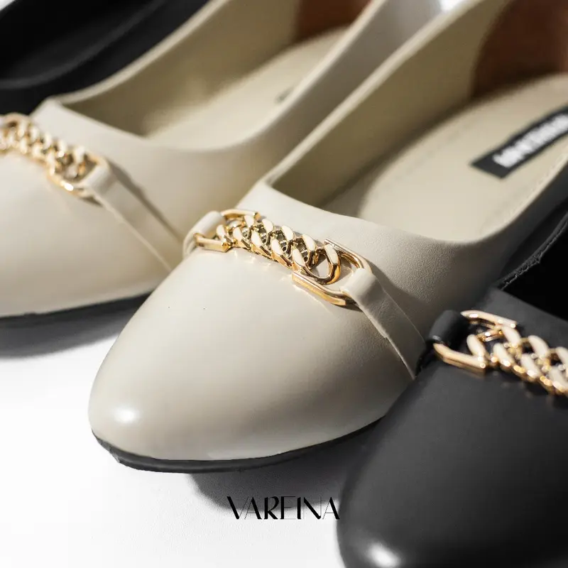 Vareina - Siren Flatshoes Wanita / Sepatu Kerja Sol Karet Non Slip 2