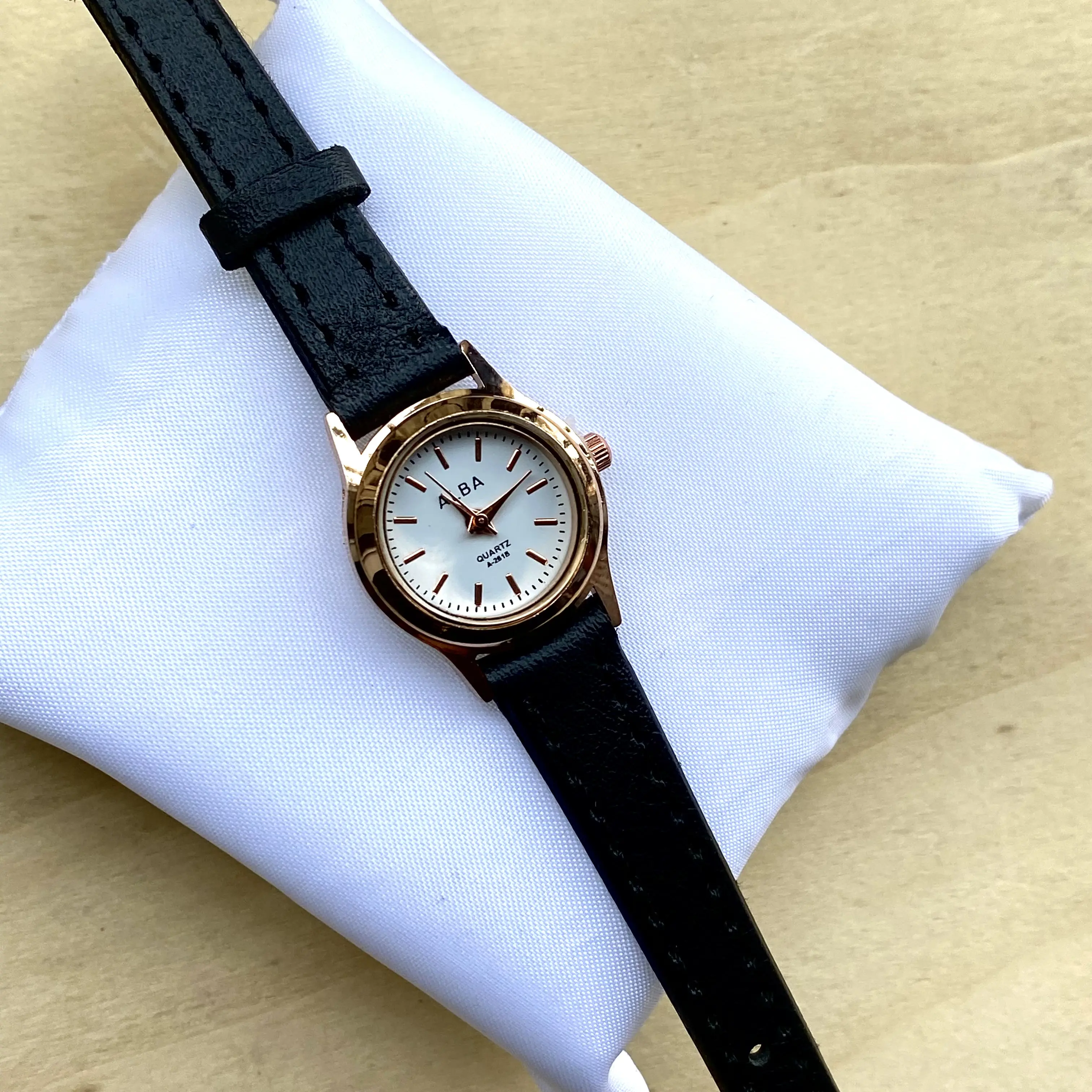 Jam Tangan Wanita Alba Kulit kecil Imut Analog Simple Jam Cewek Terlaris Watches