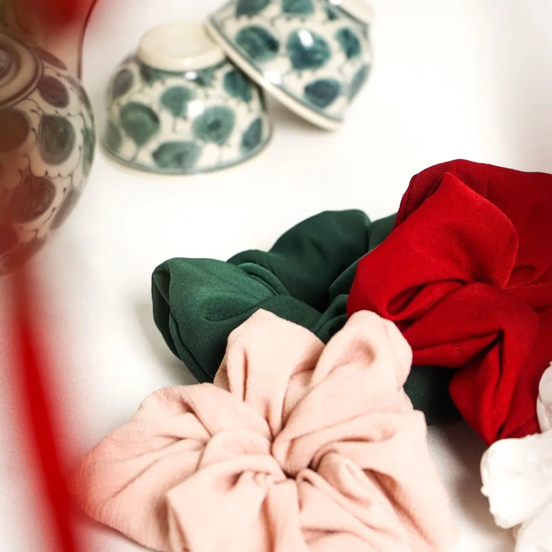 Vella Fashion - Scrunchies, dây buột tóc, dây cột tóc nữ thời trang quà tặng Women