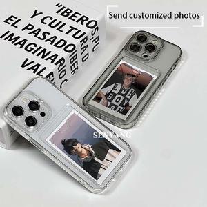 Compatible with Apple 17 Phone Case iPhone 16 Pro Max Custom 15 Photo 14 with Lens Protector 13 Soft 12 Couple