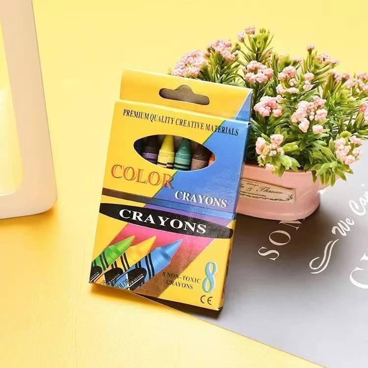 Generic Crayons JY 8 PCS COLOR NON-TOXIC GENERIC CRAYONS ART & CRAFTS SCHOOL - TikTok ...