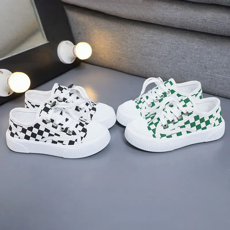 Giày Cao Gót Thoáng Khí Cổ Thấp, Giày Vải, Giày Bé Trai Và Bé Gái, Giày Thể Thao, Xu Hướng Thường Ngày Nhẹ, Thích Hợp Cho Trẻ Em, Giảm Giá Xả Hàng Năm 2025 4