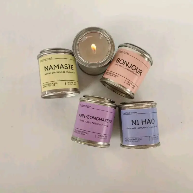 Scanted Candle Aromaterapi Lilin Aroma terapi Greeting candle - Aromatherapy Souvenir Wedding Grosir Gift Hampers 2
