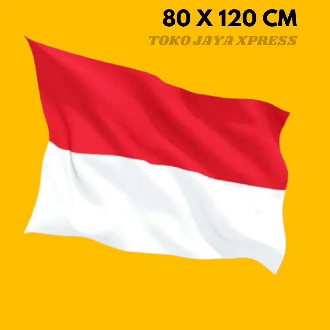 Bendera Merah Putih Kain Peles Satin Bendera Indonesia Murah 60x90cm/80x120cm Luar ruangan Dekorasi Spanduk
