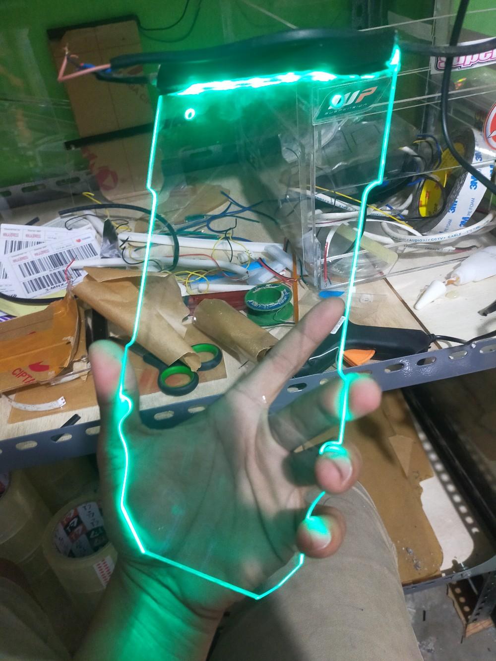 akrilik mudflap penahan lumpur vixion