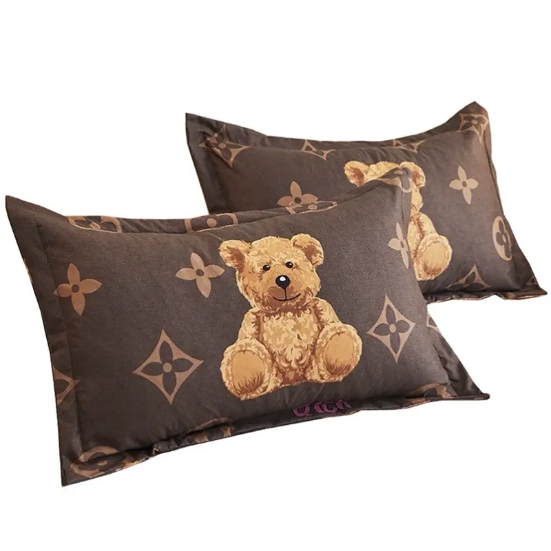 Vỏ gối nằm cotton poly kích thước 45x65cm có khoá kéo, được chọn màu 4