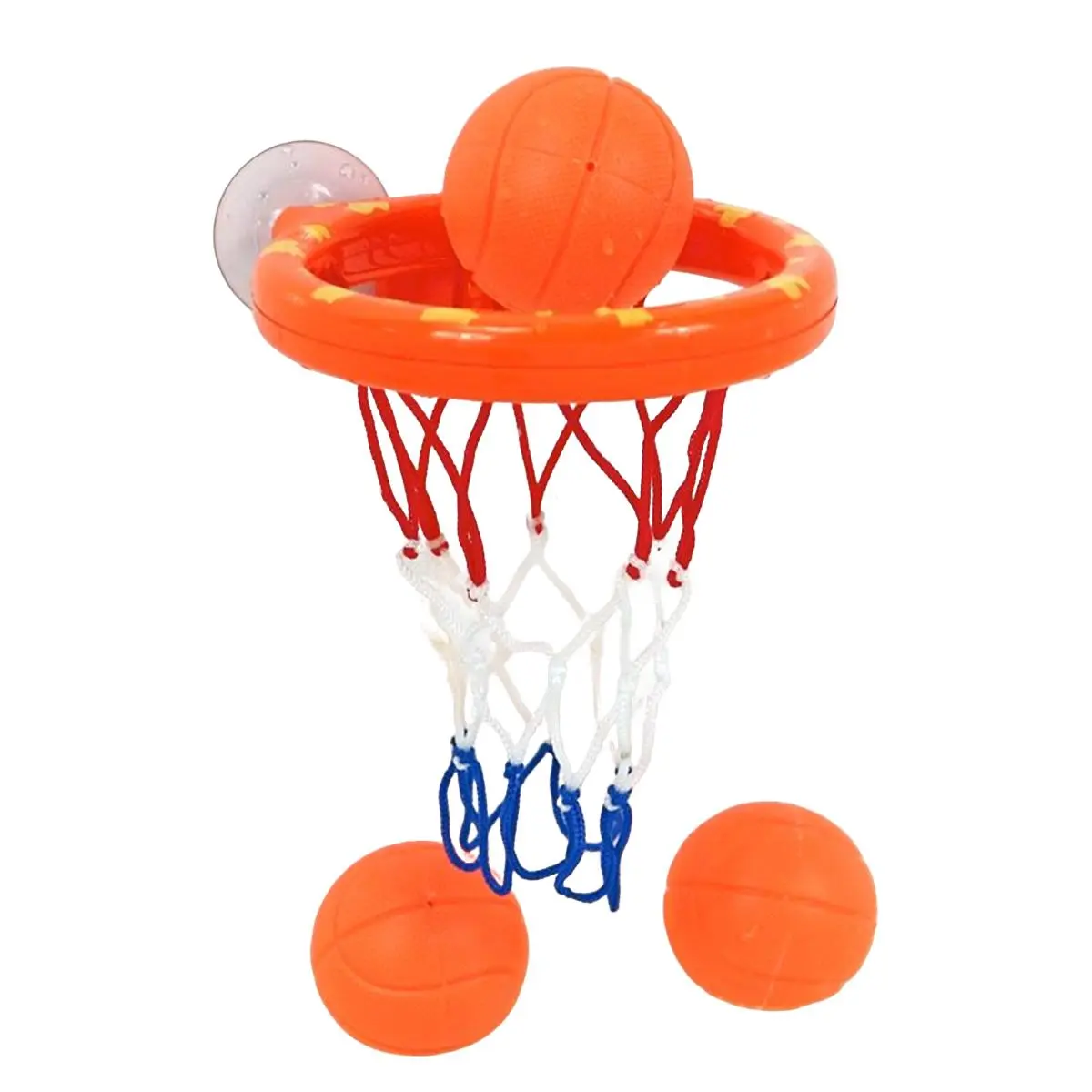 Basketball Hoop & 3 Balls Set, Fun Basketball Hoop Toy, Water Play Toys, Fingertip Toy, Bathtub Shooting Game, Fun Shower Baby Toy, Bath Tub Toy, Valentine's Day Gift