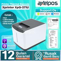 Gambar Printer barcode thermal label 80mm Xprinter Xp-Q371U Usb - Bluetooth dari Axelpos Kota Administrasi Jakarta Pusat 1 Tokopedia