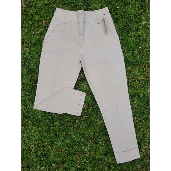 K3 baggy pants stretch celana kantor wanita melar Celana Chino Combed Diamond 5