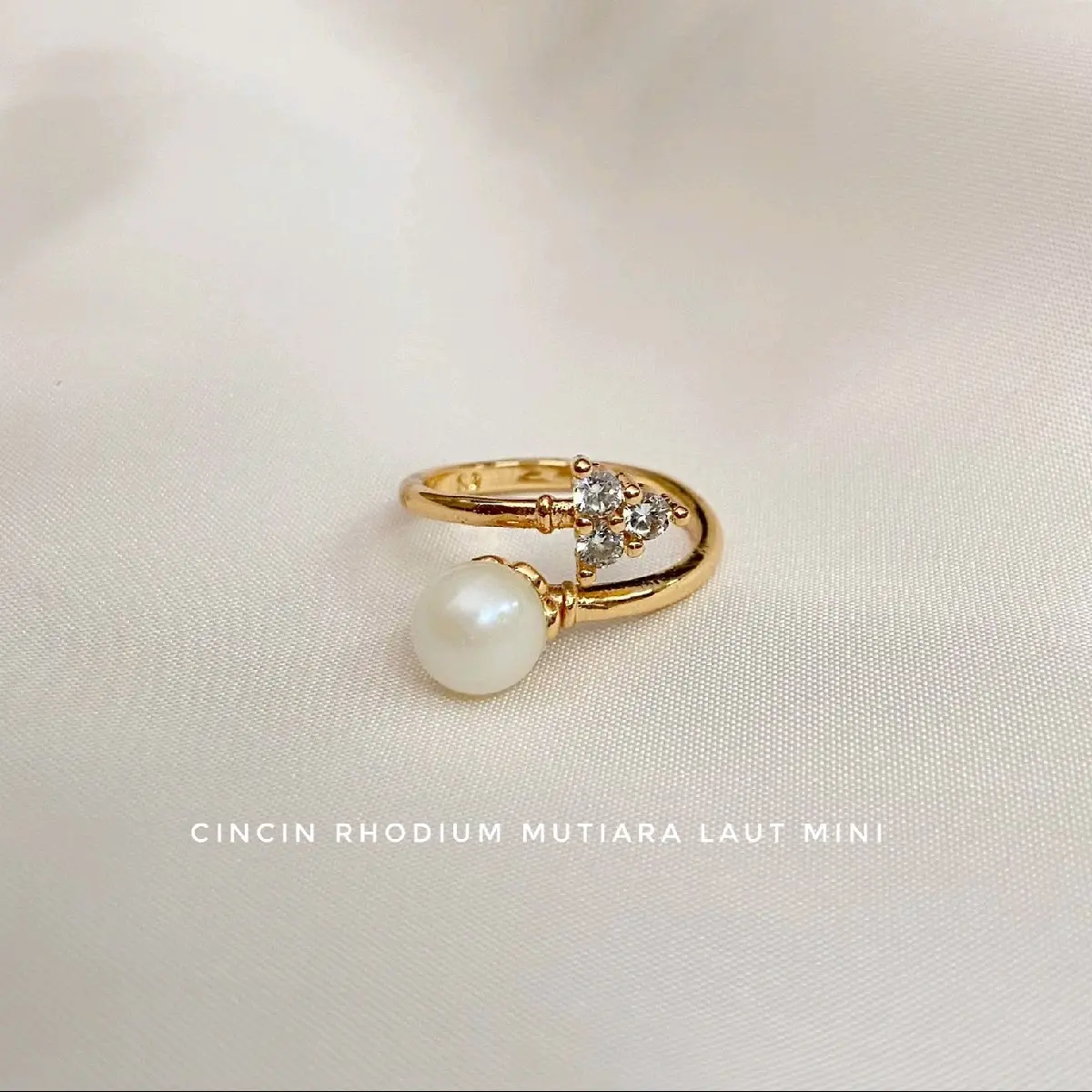 cincin mutiara asli murah mewah