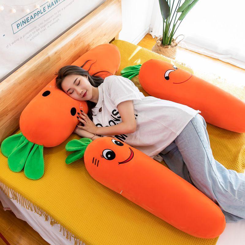 Gối Cà Rốt, Đồ Chơi Nhồi Bông Có Thể Tháo Rời Và Giặt Được, Gối Dài, Búp Bê Ngủ Trên Giường, Búp Bê Ragdoll Hỗ Trợ Chân, Mềm Mại 6