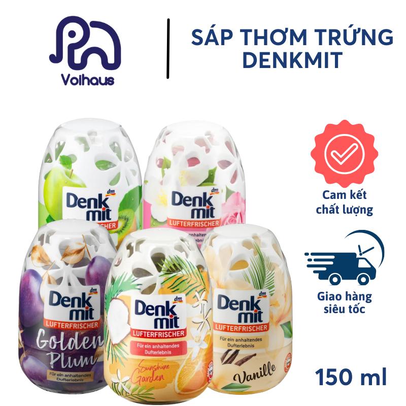 Sáp thơm phòng Denkmit với mùi hương thơm dịu nhẹ, dễ chịu 150 gram hàng nội địa Đức Dầu Thơm Phòng Nước Hoa 0