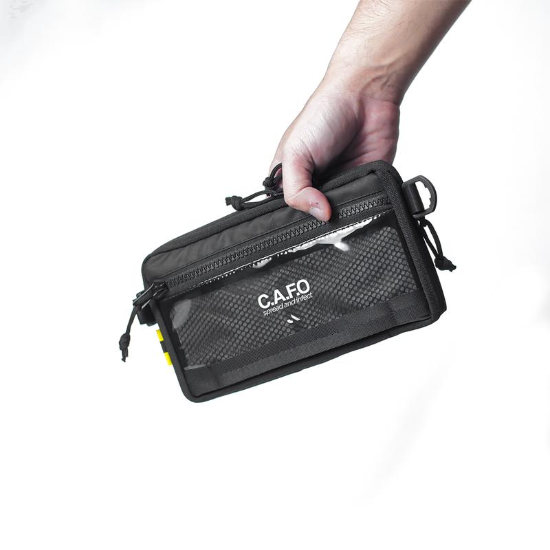 Product Introduction of Sidekick Project Handbag Pria CAFO Morphogenesis - Clutch Warna Hitam 1