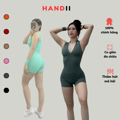 Bộ đồ tập gym nữ JUMP TANK  S.E.Y tôn dáng co giãn 4 chiều, bộ tập gym,đap xe thể thao "HANDII" Yoga