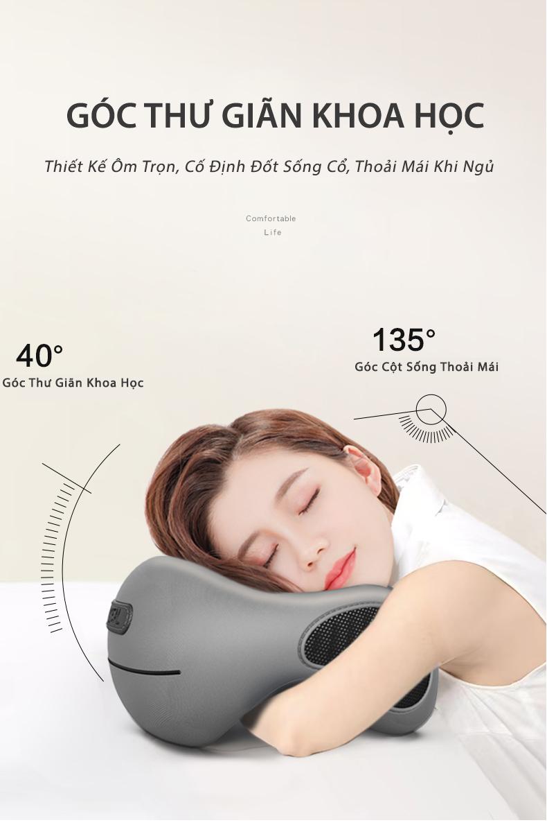 Product Introduction of Cosseal Gối Cổ Văn Phòng Chữ U, Kê Cổ Cao Su Non Công Thái Học Chống Đau Mõi Vai Gáy, Tựa Cổ Đi Máy Bay, Ô Tô, Du Lịch 3