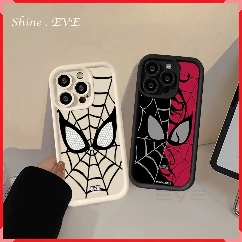 FOR Redmi 9A casing 10C 12 13C 9T 9C 10 12C 13 Spiderman pattern Note 13pro 13 12 11 10promax Note10s 9 8 matte solid so Case Protection Phone Protectors Shockproof