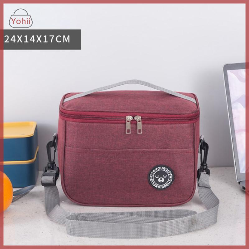 Product Introduction of Túi Ăn Trưa Cầm Tay Cách Nhiệt, Túi Tote Hộp Cơm Trưa, Túi Làm Mát, Không Thấm Nước, Ba Lô, Túi Bento, Thích Hợp Cho Công Ty, Túi Đựng Thực Phẩm 12