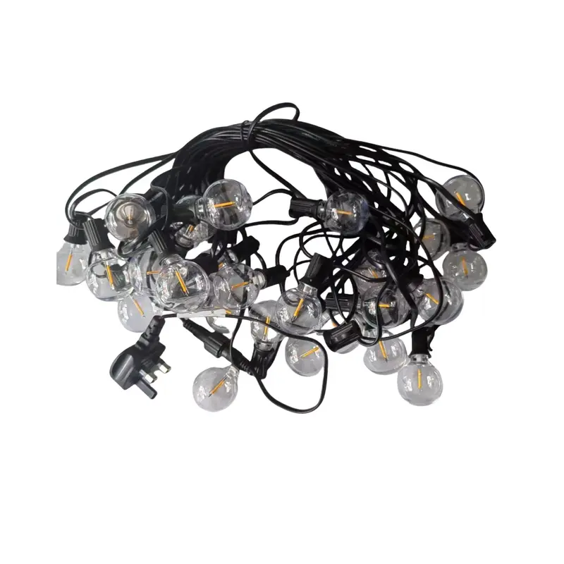 G40 LED String Light, 50ft/15m Outdoor LED String Light, 1 Count Garden String Light for Garden, Yard, Wedding, Backyard, Terrace, Party, Patio 5