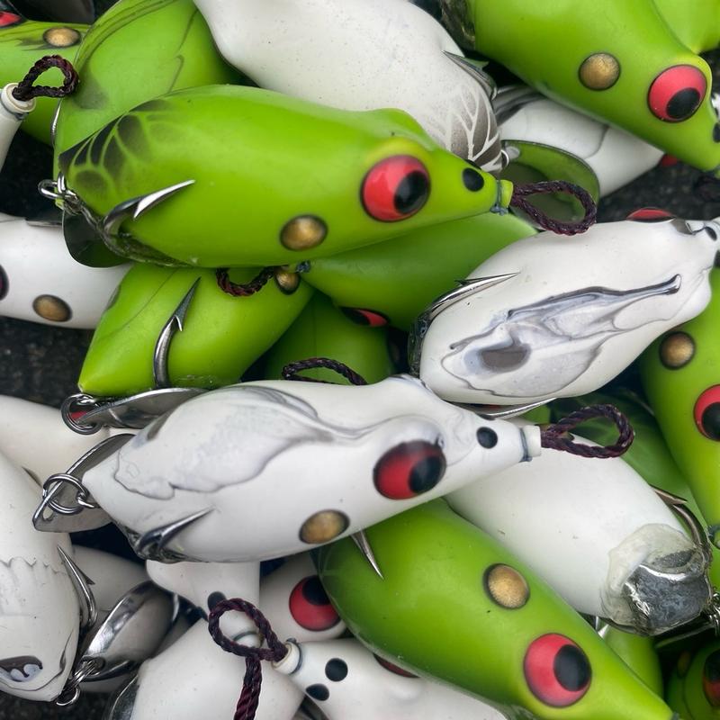  Mồi câu F68 Pro nổi  3 4 lưỡi độ  dài 4cm nặng 8g Câu Cá Lure Fishing nhái nhấp 