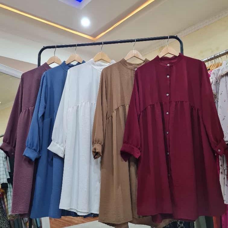 AYUMI TUNIK CRINKLE AIRFLOW Cantik Muslim 1