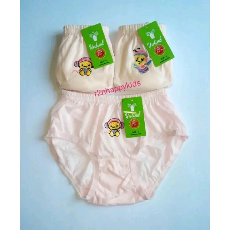 ( 6 Pcs ) Celana Dalam Anak Perempuan Yutind / Celana Dalam Anak Motif 0