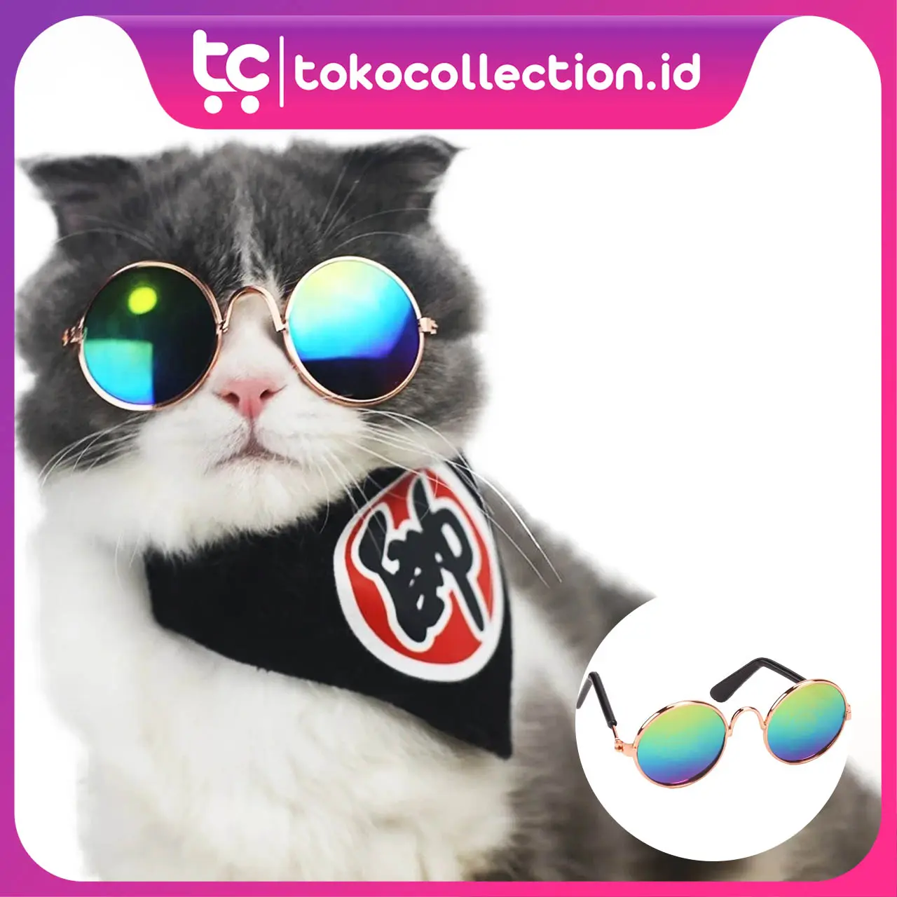 (Promo) Kacamata Keren Untuk Aksesoris Properti Foto Anjing Dan Kucing Peliharaan G010
