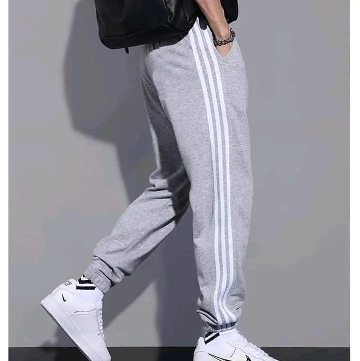 Quần Jogger Nam Nữ Thể Thao 3 Sọc Ống Thun Bó Chất Vải Thun Poly Phong Cách Sport Tập Thể Dục Gym Tập Gym - Size Đa Dạng 2