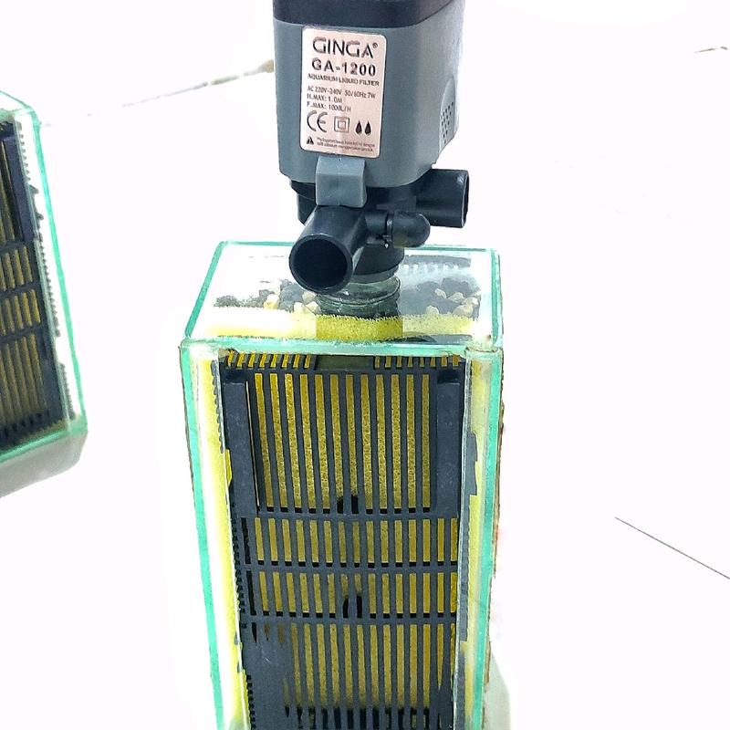 Filter Aquarium Internal ukuran kecil dengan Pompa 3