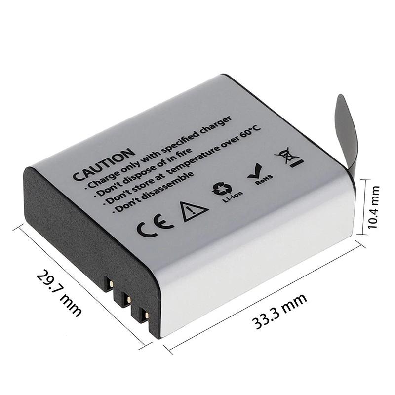  Pin 1350 mAh Cho Mọi Camera Hành Trình Eken H9r SJCAM 4000 Amkov Camera 4k 
