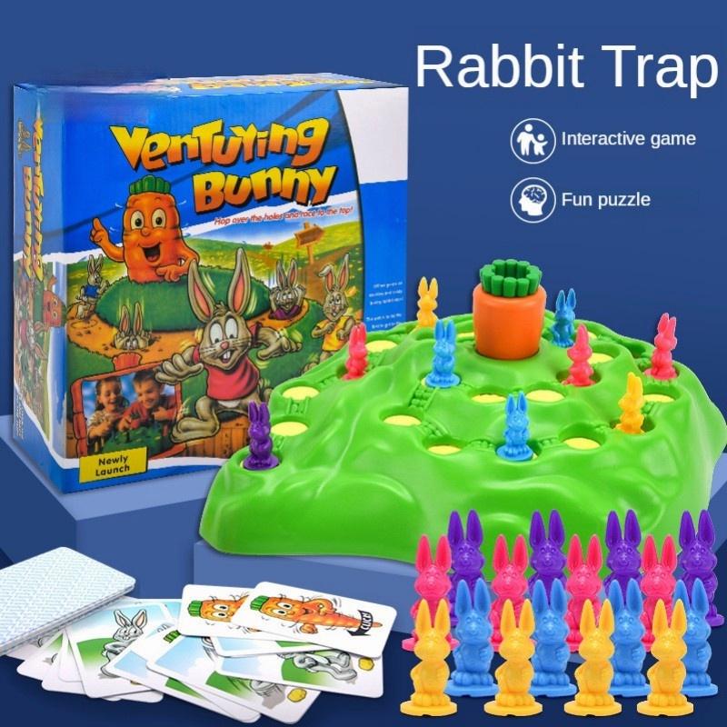 [จัดส่งจากประเทศไทย] เกมกระดาน Love Bunny Hop Funny Rabbit ของเล่น ...