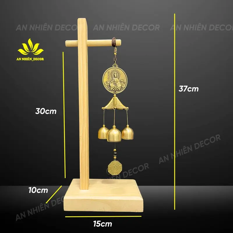 Kệ Treo Chuông Gió, Khánh Liên Hoa, Chậu Cây - Trang Trí Góc Thiền, Decor Nhà Cửa Decor Phòng 1