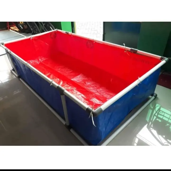 KOLAM TERPAL 2x1x50 BONUS PEMBUANGAN AIR (A8) 4