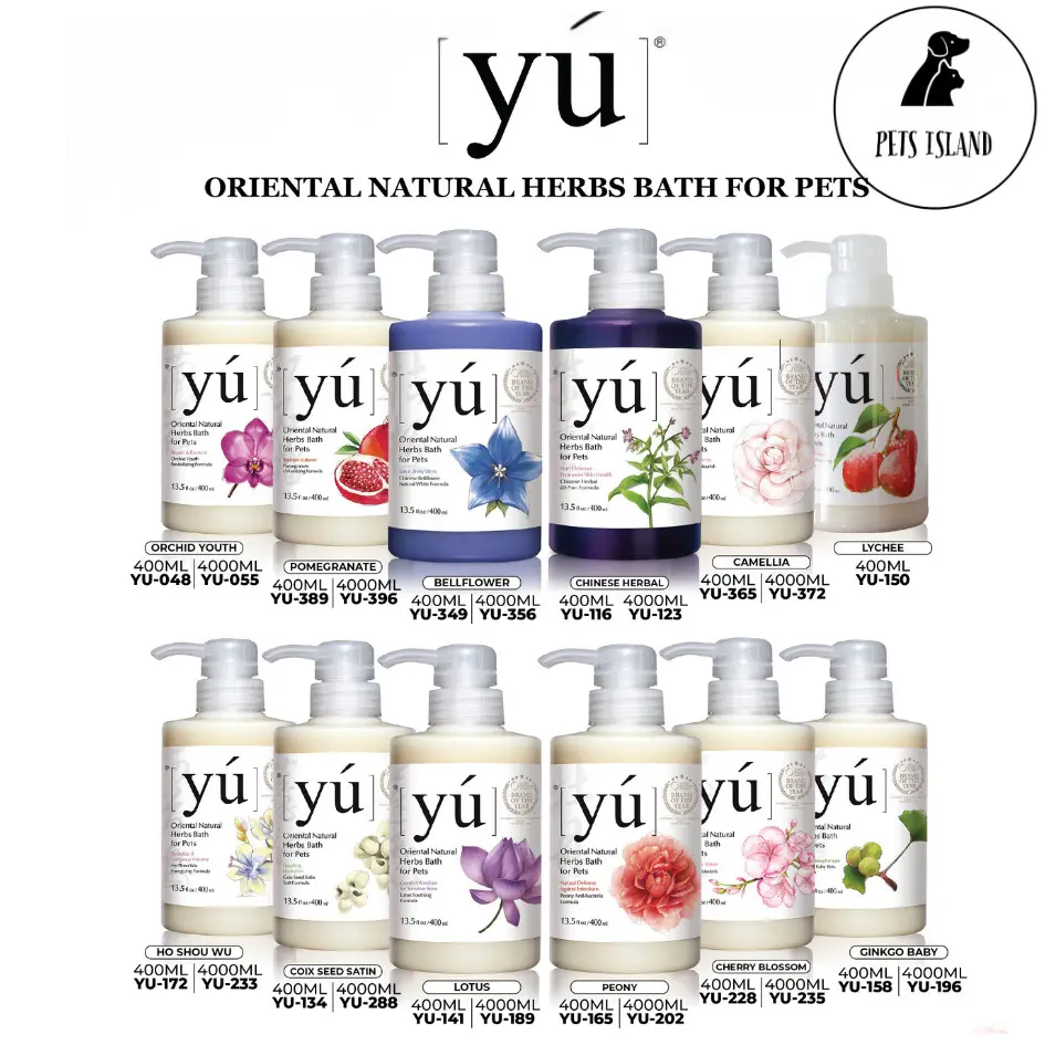 Yu Oriental Herbs Shampoo for Dogs & Cats - 400ml