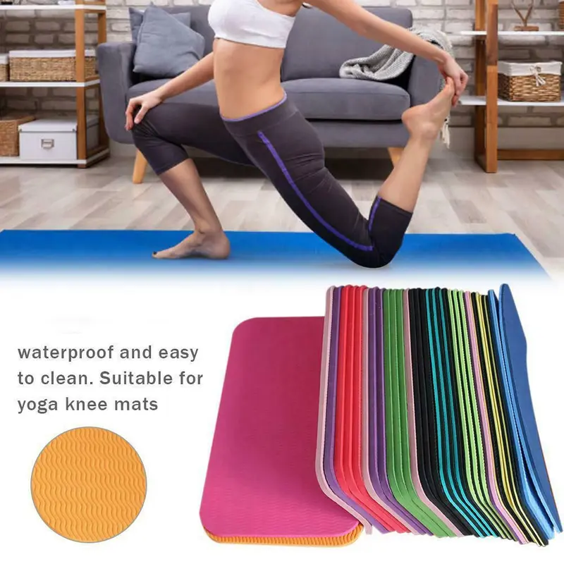 Bánh Xe Tập Bụng, Thảm Tập Yoga Lòng Đất, Thảm Chống Trượt, Dày Dặn, Thiết Bị Hợp Tác, Thích Hợp Để Tập Thể Dục, J9M1 0