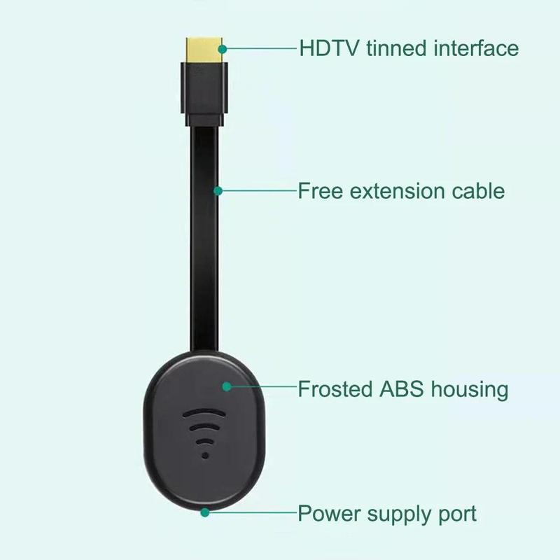 Product Introduction of E38 Mini Wireless Screen Projector 1920x1080 Resolution Device Mobile Phone Connected To TV Monitor for IOS Android Windows 19