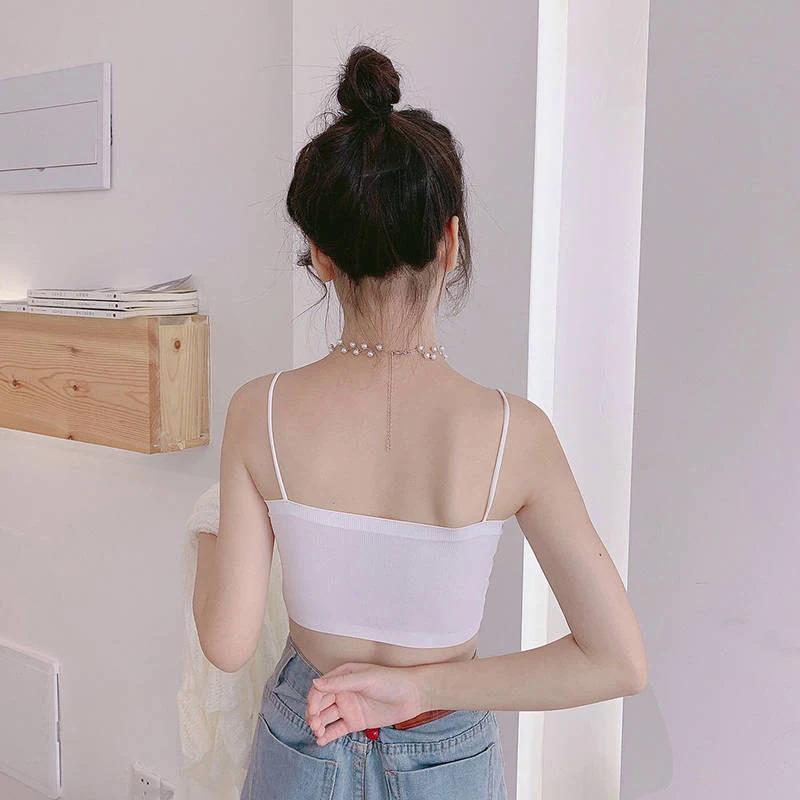 Product Introduction of Áo Ngực Nâng Ngực, Gợi Cảm, Dành Cho Phụ Nữ, Chất Liệu Lụa Lạnh Áo Crop Top, Liền Mạch, Áo Ống Dây Đeo, Không Tay, Áo Yếm, Đồ Lót, Áo Ngực Thân Mật Nữ 21