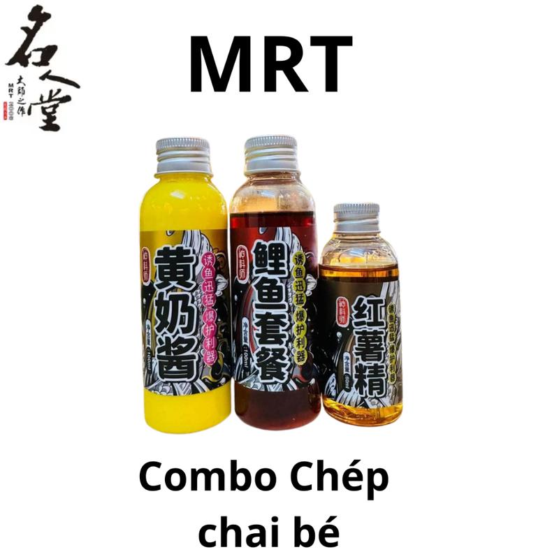 Combo Hương Liệu Câu Cá Chép MRT Siêu nhậy - Lục Hương - Trứng Sữa - Mật Khoai - Mồi Câu Cá Chép Size nhỏ cuộn câu cá mồi & thính cuộn câu cá mồi Đi Câu Bắt Cá Fishing Fish