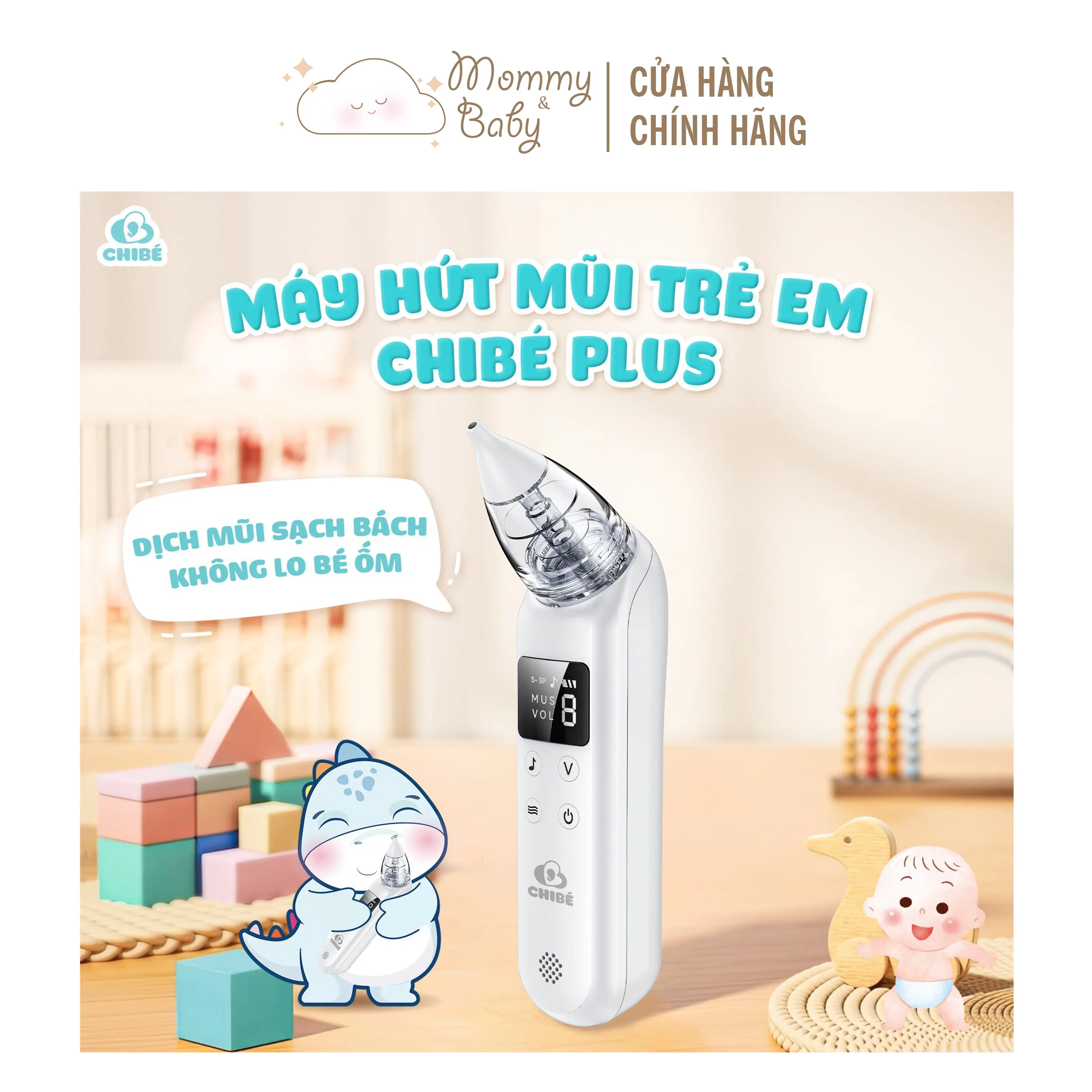 Máy hút mũi trẻ em ChiBé Plus